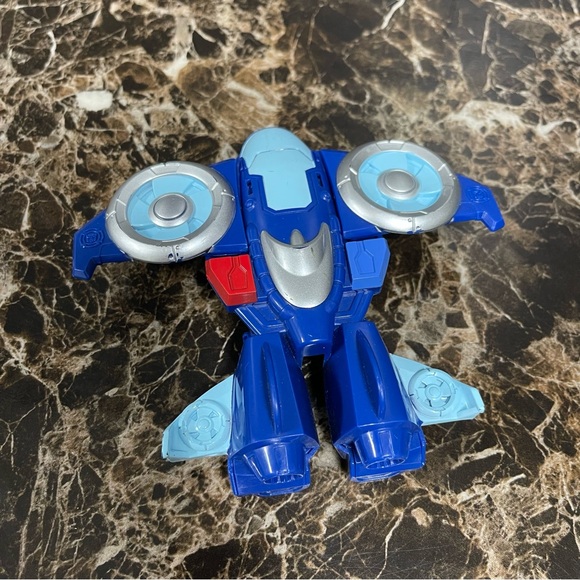 Playskool Transformers Rescue Bots Academy Whirl The Flight-Bot Blue Jet Plane - Picture 6 of 11